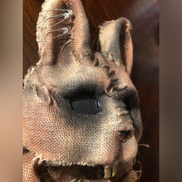 Burlap Rabbit scary Mask. - Picture 4 of 13